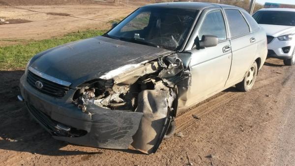 На Ставрополье в лобовой аварии пострадал мужчина